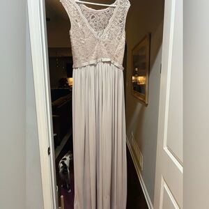 David bridal gold size 10 dress